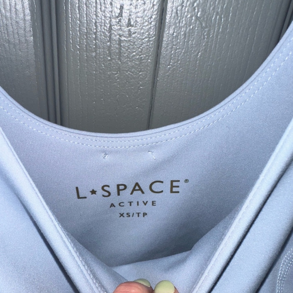 LSpace Light Blue Cutout Dress - Picture 3 of 5